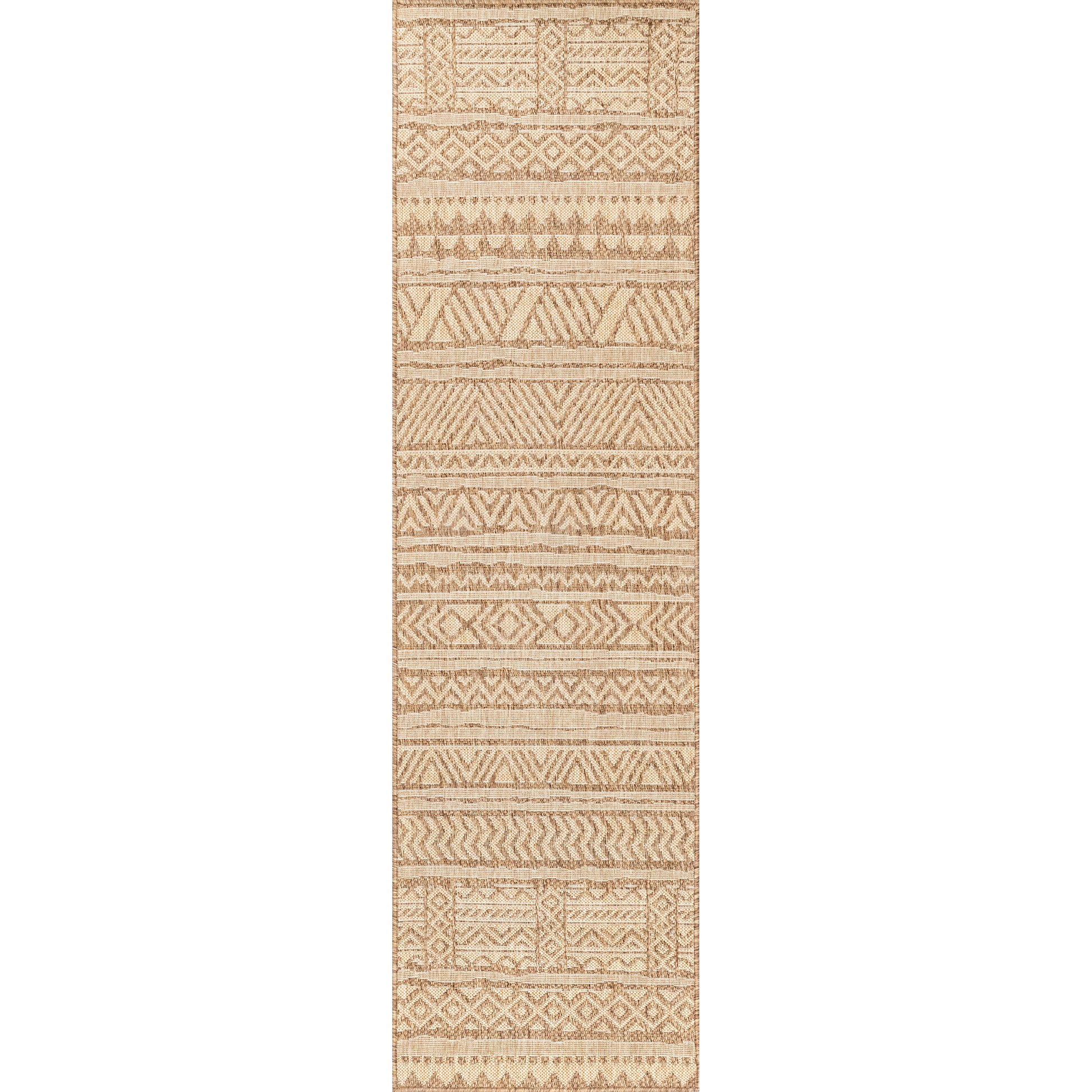 Nuloom Abbey Tribal Nab1799A Beige Area Rug