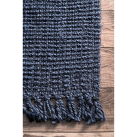 Nuloom Daniela Farmhouse Chunky Nda2773E Navy Blue Area Rug