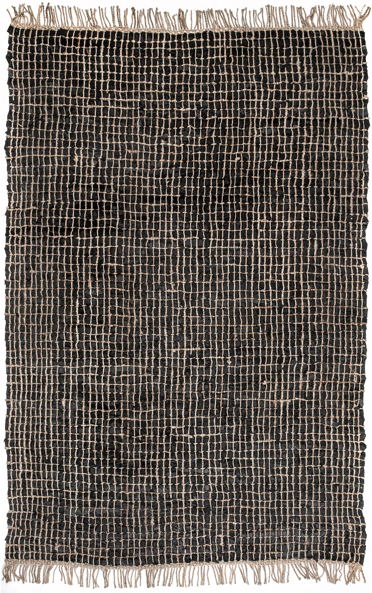 Nuloom Briana Leather Nbr2819B Black Area Rug