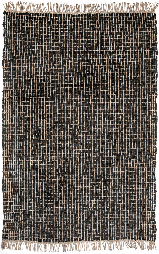 Nuloom Briana Leather Nbr2819B Black Area Rug