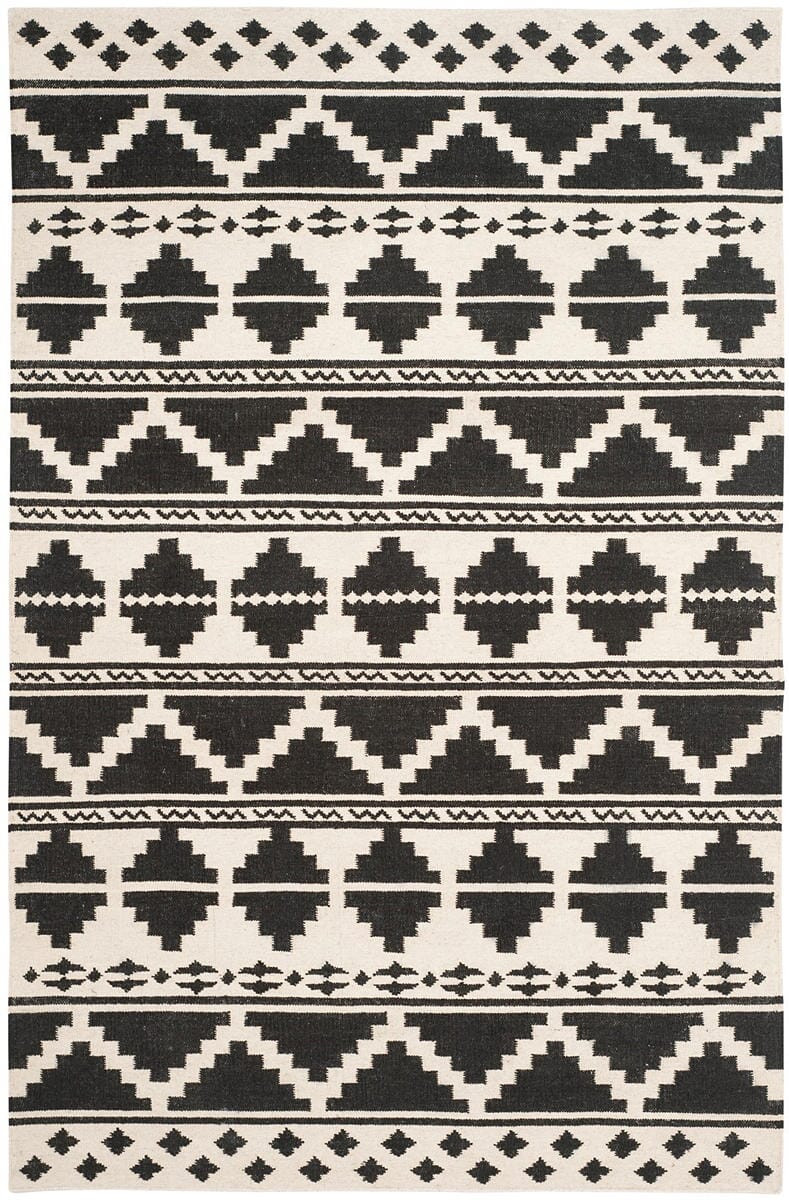 Safavieh Dhurries Dhu110A Navy / Ivory Southwestern Area Rug