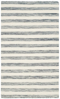 Safavieh Dhurries Dhu575A Grey / Ivory Striped Area Rug