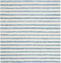 Safavieh Dhurries Dhu575B Blue / Ivory Striped Area Rug