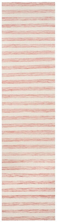 Safavieh Dhurries Dhu575D Rust / Ivory Striped Area Rug