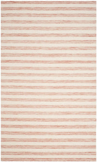 Safavieh Dhurries Dhu575D Rust / Ivory Striped Area Rug