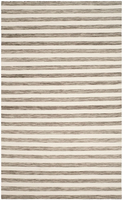 Safavieh Dhurries Dhu575E Brown / Ivory Striped Area Rug