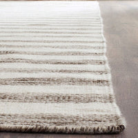 Safavieh Dhurries Dhu575E Brown / Ivory Striped Area Rug