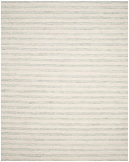 Safavieh Dhurries Dhu575G Light Blue / Ivory Striped Area Rug