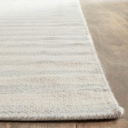 Safavieh Dhurries Dhu575G Light Blue / Ivory Striped Area Rug