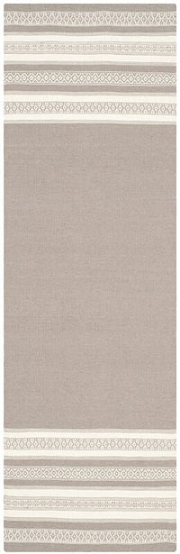 Safavieh Dhurries Dhu601A Light Brown Striped Area Rug