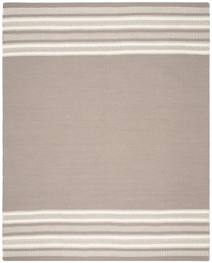 Safavieh Dhurries Dhu601A Light Brown Striped Area Rug