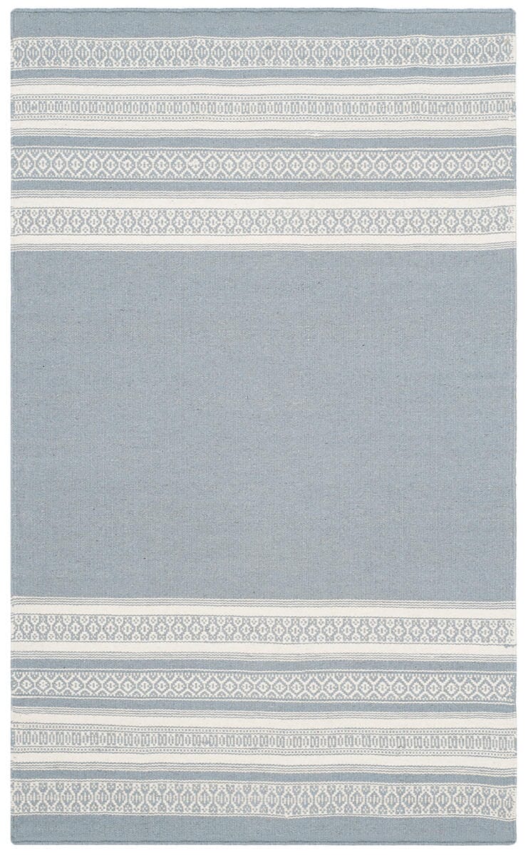 Safavieh Dhurries Dhu601B Grey Striped Area Rug