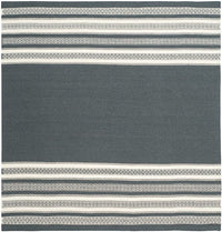 Safavieh Dhurries Dhu601D Dark Grey Striped Area Rug