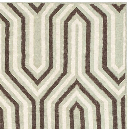 Safavieh Dhurries Dhu622A Grey / Multi Geometric Area Rug