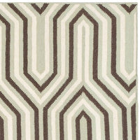 Safavieh Dhurries Dhu622A Grey / Multi Geometric Area Rug