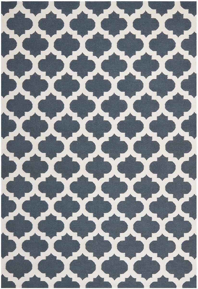 Safavieh Dhurries Dhu623B Blue / Ivory Geometric Area Rug