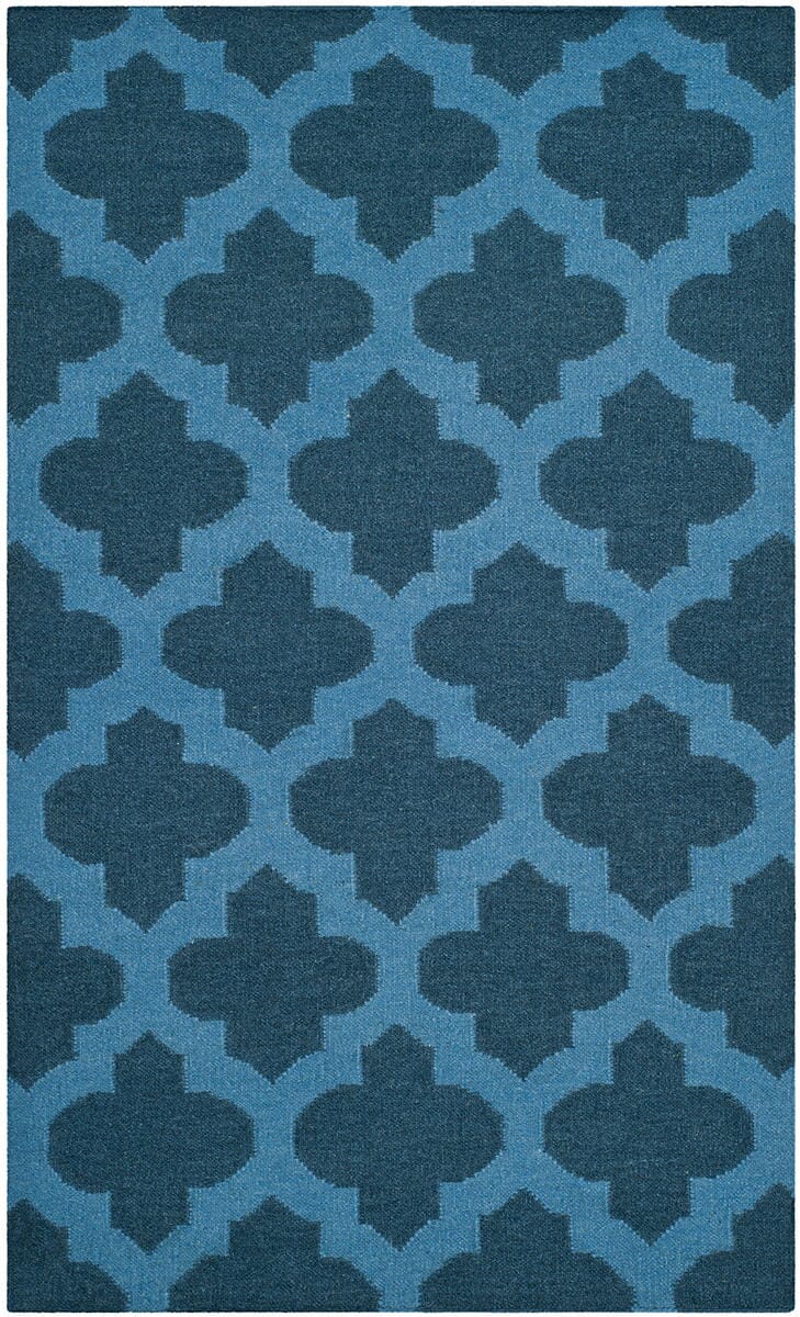 Safavieh Dhurries Dhu623C Ink Geometric Area Rug