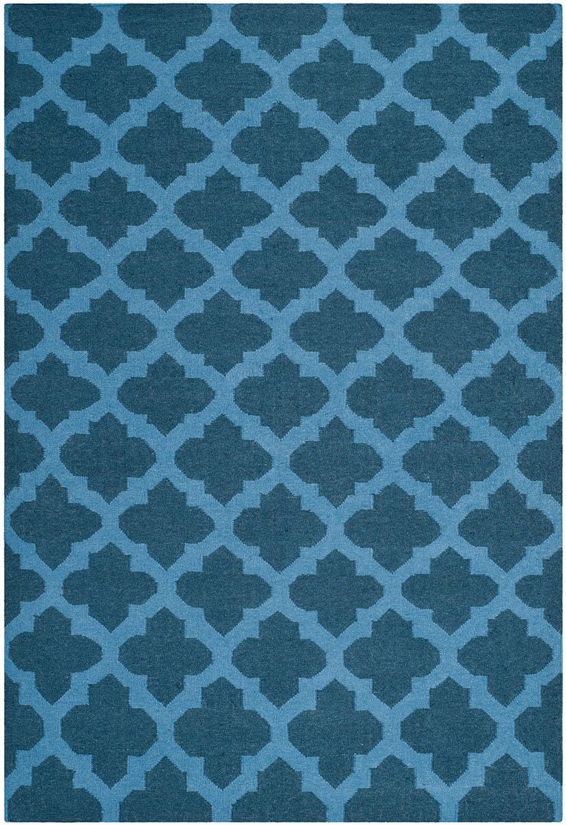 Safavieh Dhurries Dhu623C Ink Geometric Area Rug