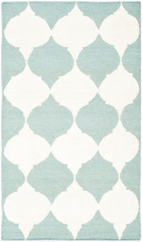 Safavieh Dhurries Dhu624A Blue / Ivory Geometric Area Rug