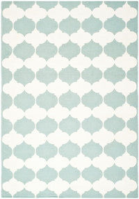 Safavieh Dhurries Dhu624A Blue / Ivory Geometric Area Rug