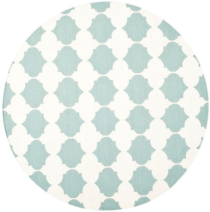 Safavieh Dhurries Dhu624A Blue / Ivory Geometric Area Rug