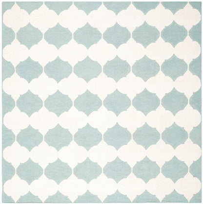 Safavieh Dhurries Dhu624A Blue / Ivory Geometric Area Rug