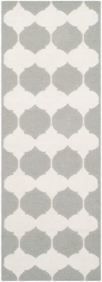 Safavieh Dhurries Dhu624B Grey / Ivory Geometric Area Rug