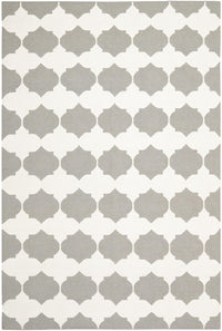 Safavieh Dhurries Dhu624B Grey / Ivory Geometric Area Rug