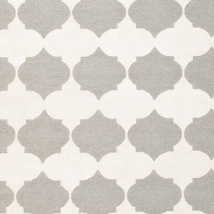 Safavieh Dhurries Dhu624B Grey / Ivory Geometric Area Rug