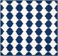 Safavieh Dhurries Dhu624D Navy / Ivory Geometric Area Rug