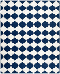 Safavieh Dhurries Dhu624D Navy / Ivory Geometric Area Rug