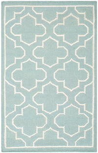 Safavieh Dhurries Dhu625A Blue / Ivory Geometric Area Rug