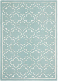 Safavieh Dhurries Dhu625A Blue / Ivory Geometric Area Rug