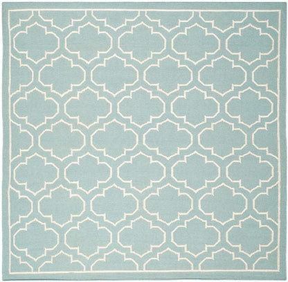 Safavieh Dhurries Dhu625A Blue / Ivory Geometric Area Rug