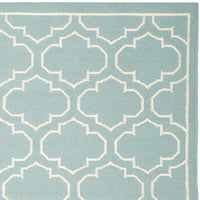 Safavieh Dhurries Dhu625A Blue / Ivory Geometric Area Rug