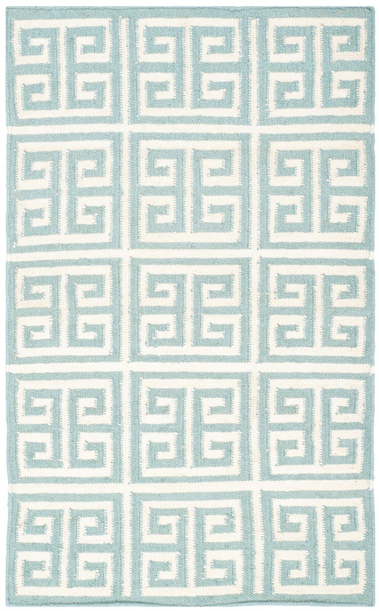 Safavieh Dhurries Dhu626A Blue / Ivory Geometric Area Rug