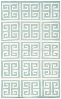 Safavieh Dhurries Dhu626A Blue / Ivory Geometric Area Rug