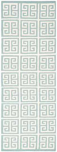 Safavieh Dhurries Dhu626A Blue / Ivory Geometric Area Rug