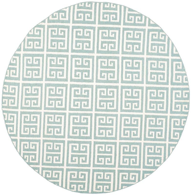 Safavieh Dhurries Dhu626A Blue / Ivory Geometric Area Rug