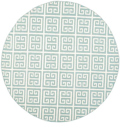 Safavieh Dhurries Dhu626A Blue / Ivory Geometric Area Rug