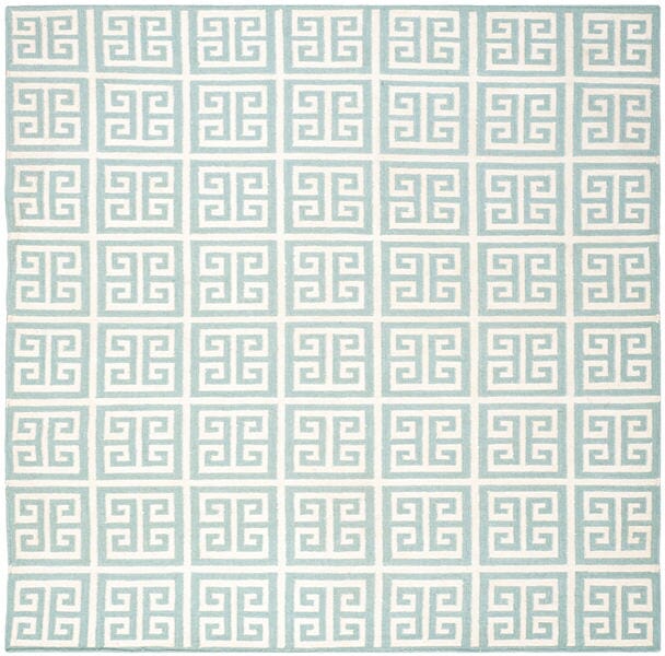 Safavieh Dhurries Dhu626A Blue / Ivory Geometric Area Rug