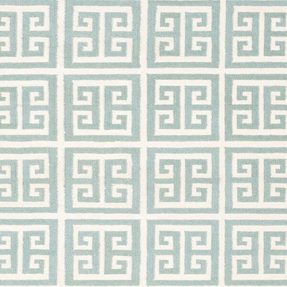 Safavieh Dhurries Dhu626A Blue / Ivory Geometric Area Rug