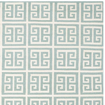 Safavieh Dhurries Dhu626A Blue / Ivory Geometric Area Rug