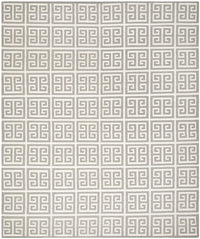 Safavieh Dhurries Dhu626B Grey / Ivory Geometric Area Rug