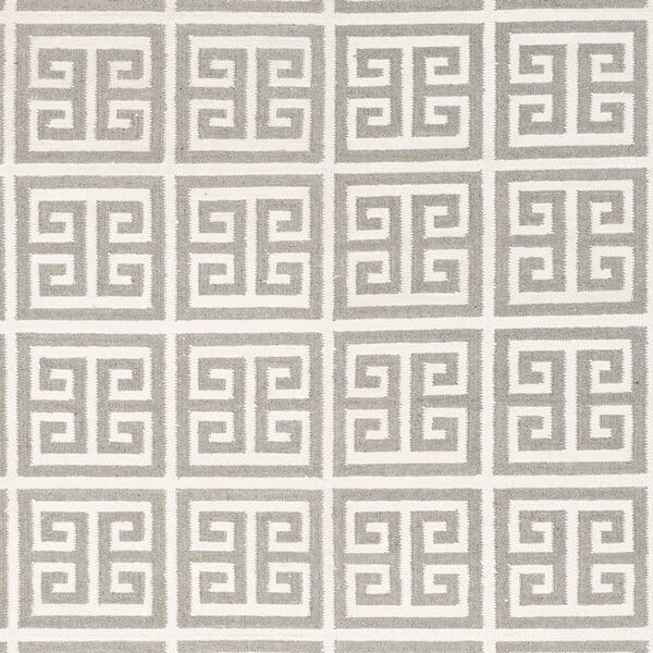 Safavieh Dhurries Dhu626B Grey / Ivory Geometric Area Rug