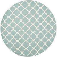 Safavieh Dhurries Dhu627A Blue / Ivory Geometric Area Rug