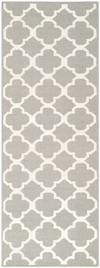 Safavieh Dhurries Dhu627B Grey / Ivory Geometric Area Rug