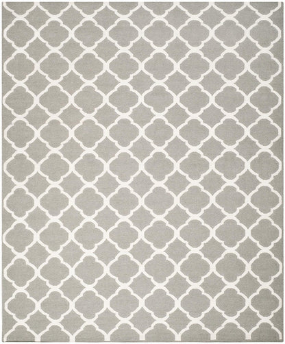 Safavieh Dhurries Dhu627B Grey / Ivory Geometric Area Rug