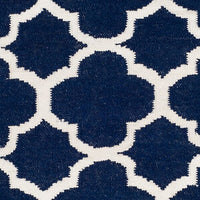 Safavieh Dhurries Dhu627D Navy / Ivory Geometric Area Rug