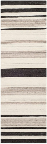 Safavieh Dhurries Dhu629A Natural / Grey Striped Area Rug